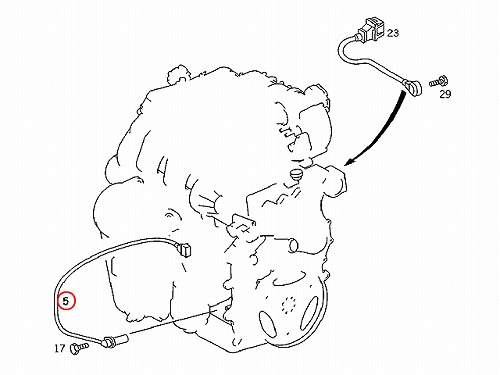 クランク角センサー(クランクポジションセンサー) メルセデスベンツ [0001580719]
