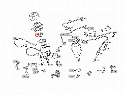 ディスローター(ディスビローター) メルセデスベンツ [0001584031]