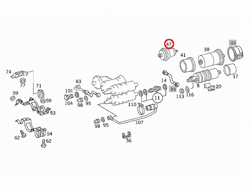 フューエルアキュームレーター メルセデスベンツ [0004761021]