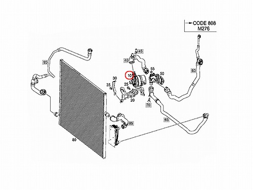 クーラントポンプ・循環ポンプ・電動ウォーターポンプ メルセデスベンツ [0005001986]
