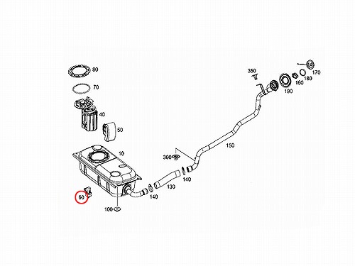 オイルプレッシャースイッチ(圧力センサー) メルセデスベンツ [0009051100]