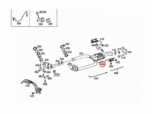 純正 NOXセンサー(窒素酸化物センサー) メルセデスベンツ [0009053903]