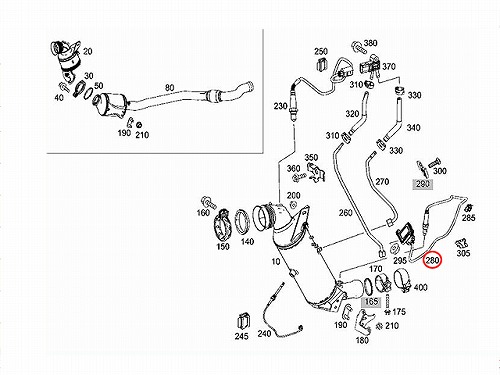 純正 排気温度センサー メルセデスベンツ [0009059405]