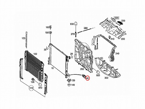 純正 ラジエタードレンプラグ(ドレーンプラグ) メルセデスベンツ [0009970224]