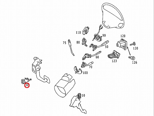 ストップランプスイッチ メルセデスベンツ [0015452109]