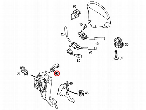 ストップランプスイッチ メルセデスベンツ [0015453809]