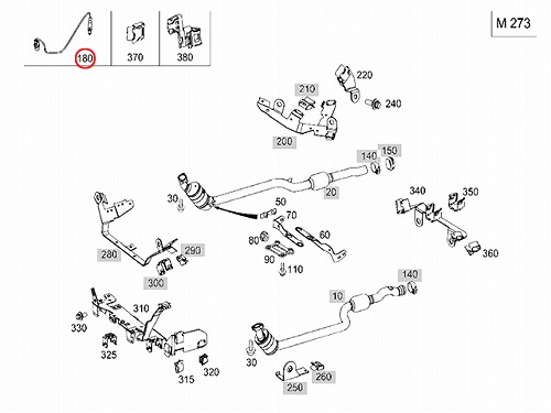 O2センサー(ラムダセンサー) メルセデスベンツ [0045420818]