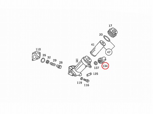 オイルプレッシャースイッチ(圧力センサー) メルセデスベンツ [0095420817]
