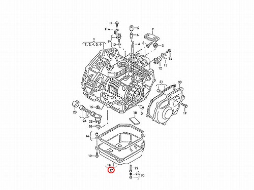 ATオイルパン VW(フォルクスワーゲン) [01M321359]
