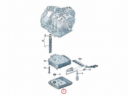 ATオイルフィルター(ATストレーナー) VW(フォルクスワーゲン) [01M325429]