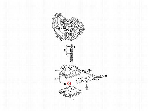 ATオイルフィルター用Oリング AUDI(アウディ) [01M325443]
