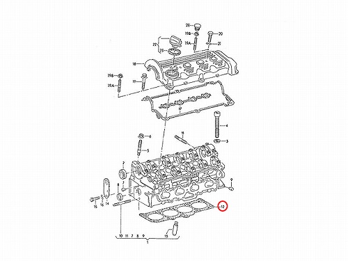シリンダーヘッドガスケット VW(フォルクスワーゲン) [026103383P]
