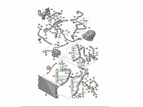 ベンチレーションホース(エア抜きホース) AUDI(アウディ) [4G0121081EQ]