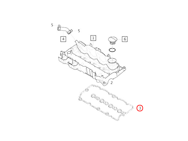タペットカバーガスケット VOLVO(ボルボ) [V31461861]