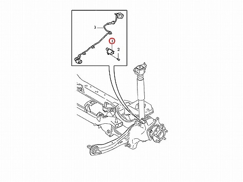 ABSセンサー(スピードセンサー) リア 左右共通 VOLVO(ボルボ) [V32373145]