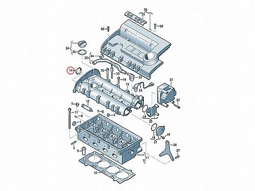 カムシール(シャフトオイルシール) VW(フォルクスワーゲン) [036103085A]