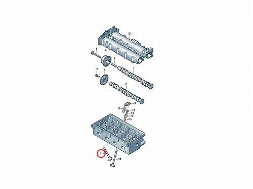 エキゾーストバルブ VW(フォルクスワーゲン) [036109611K]
