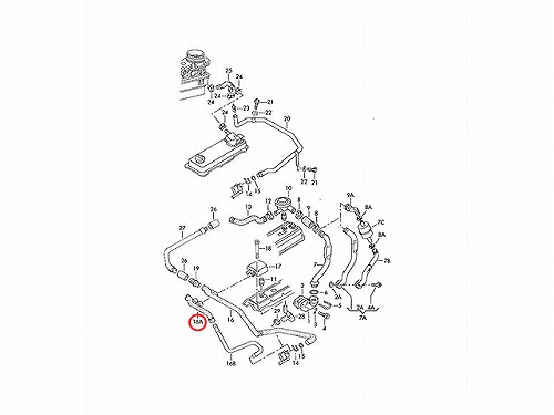 ブローバイホース VW(フォルクスワーゲン) [037103493AK]