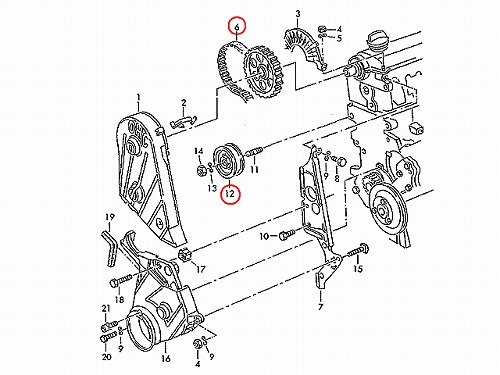 タイミングベルトテンショナーセット VW(フォルクスワーゲン) [037198119]