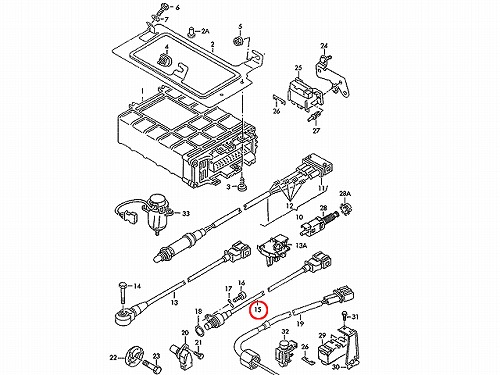 クランク角センサー(クランクポジションセンサー) VW(フォルクスワーゲン) [037906433B]