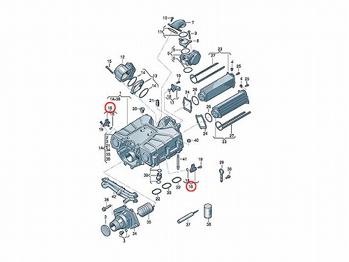 インテーク プレッシャーセンサー VW(フォルクスワーゲン) [038906051J]