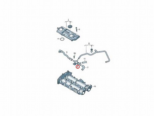 ノンリターンバルブ VW(フォルクスワーゲン) [03C103175G]