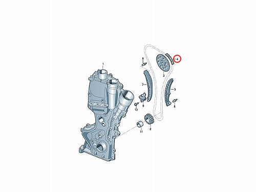 タイミングチェーン VW(フォルクスワーゲン) [03C109158A]