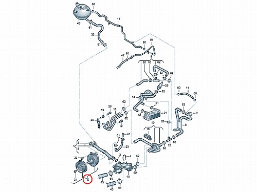 ウォーターポンプ VW(フォルクスワーゲン) [03C121004JV]