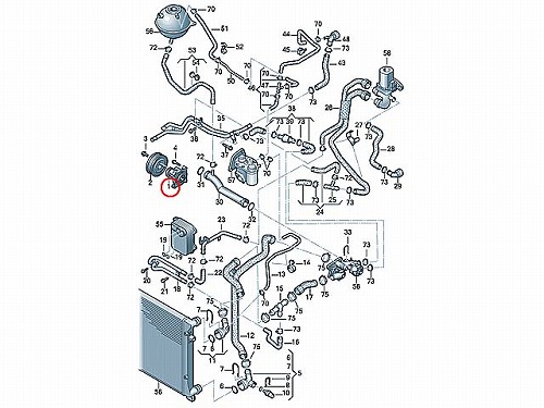ウォーターポンプ VW(フォルクスワーゲン) [03C121008C]
