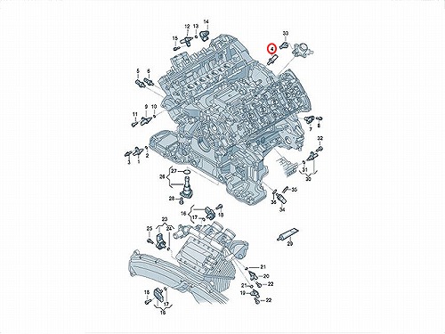 オイルプレッシャースイッチ(圧力センサー) VW(フォルクスワーゲン) [03C919081]