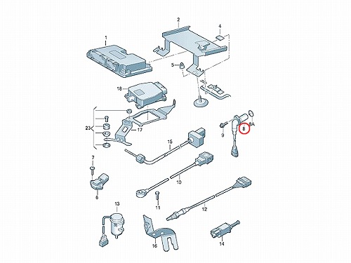 クランク角センサー(クランクポジションセンサー) VW(フォルクスワーゲン) [03C957147]