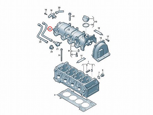 ブローバイホース(ブリーザーホース) VW(フォルクスワーゲン) [03F103560A]