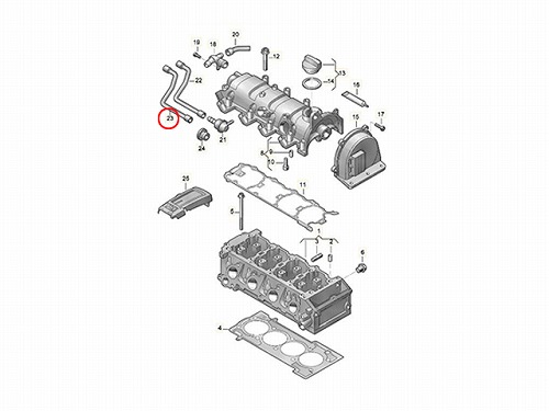 ブローバイホース(ブリーザーホース) VW(フォルクスワーゲン) [03F103560C]