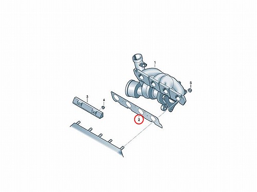 エキゾーストマニホールドガスケット VW(フォルクスワーゲン) [03F253041P]
