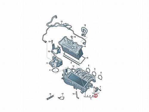 インテーク プレッシャーセンサー VW(フォルクスワーゲン) [03G906051E]