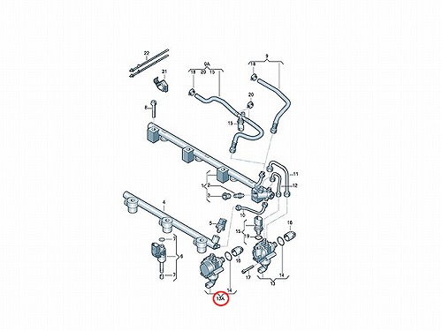 純正 高圧ポンプ ハイプレッシャーポンプ AUDI(アウディ) [03H127025C]