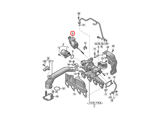 純正 ターボアクチュエーター VW(フォルクスワーゲン) [03F198725C]