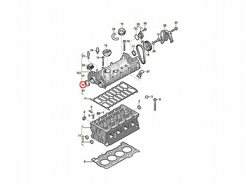 カムシール(シャフトオイルシール) VW(フォルクスワーゲン) [04E103085AF]