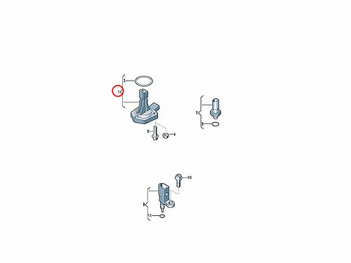 エンジンオイルレベルセンサー VW(フォルクスワーゲン) [04E907660D]