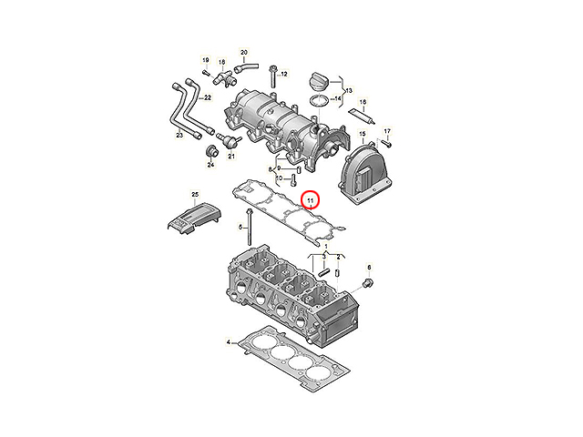 タペットカバーガスケット VW(フォルクスワーゲン) [03F103483A]