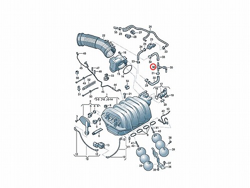 サクションジェットポンプ VW(フォルクスワーゲン) [058133753D]