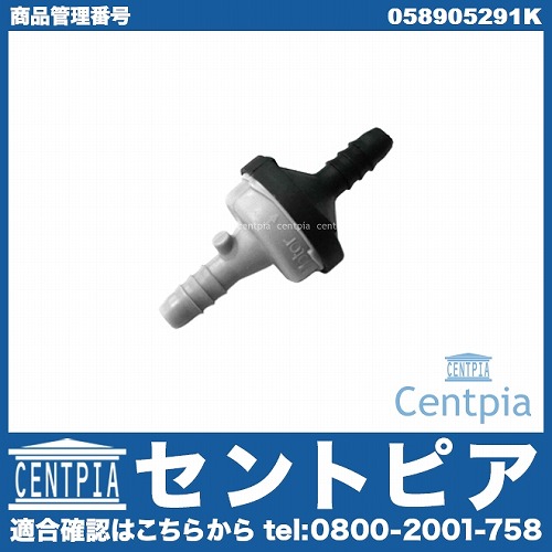 チェックバルブ(ワンウェイバルブ) AUDI(アウディ) [058905291K]