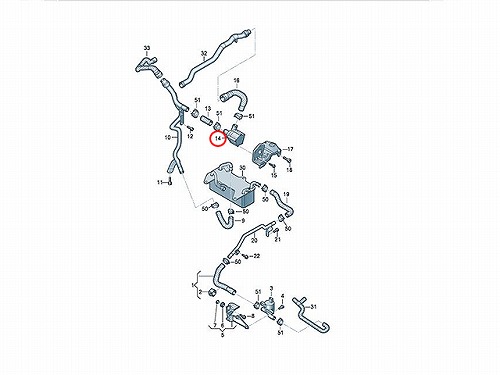 セカンドウォーターポンプ AUDI(アウディ) [059121012A]