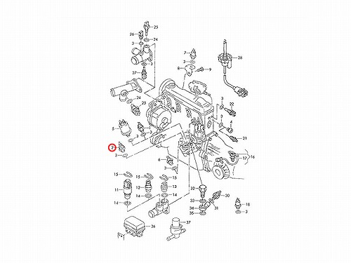 オイルプレッシャースイッチ(圧力センサー) VW(フォルクスワーゲン) [068919081D]