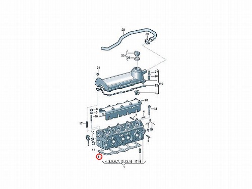 シリンダーヘッドガスケット VW(フォルクスワーゲン) [06A103383AS]
