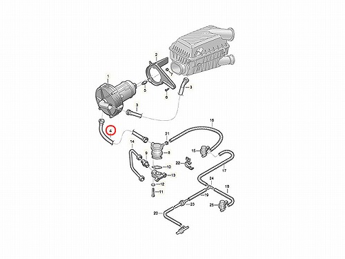 エアーホース AUDI(アウディ) [06A131127L]