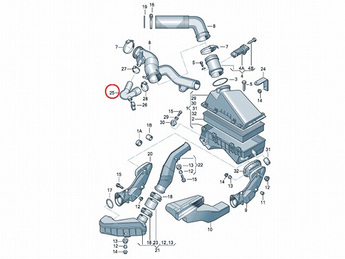 ブローバイホース VW(フォルクスワーゲン) [06A133240]