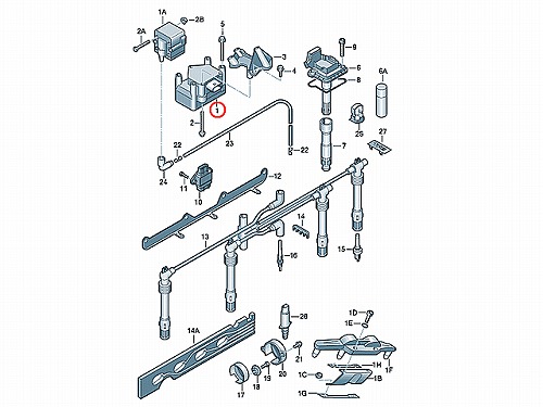 イグニッションコイル VW(フォルクスワーゲン) [06A905097A]