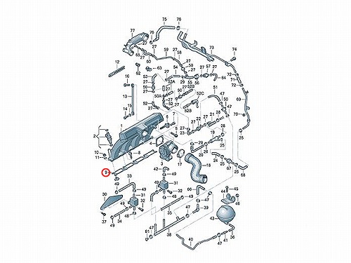 インテークマニホールドガスケット(インマニガスケット) AUDI(アウディ) [06B129717F]