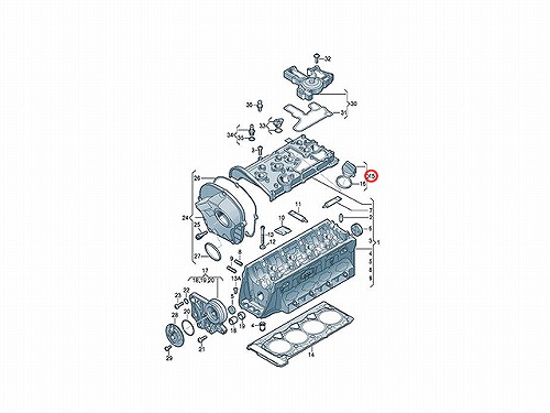 エンジンオイルフィラーキャップ VW(フォルクスワーゲン) [06C103485P]
